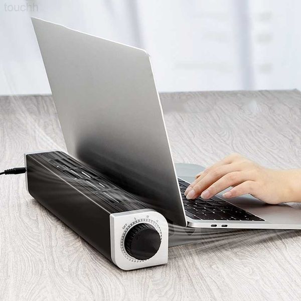 Dizüstü Bilgisayar Soğutma Pedleri Dizüstü Bilgisayar Soğutucu Stand Soğutma Fanı MacBook Air Pro Dizüstü Pad Tablet Telefon Tutucu İstasyonu 3 Hızlı Ayarlanabilir USB Çok Fonksiyon L230923