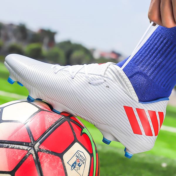 Güvenlik ayakkabıları futbol botları erkekler yetişkinler tffg ultralight oyun tarlası tren futbol ayakkabıları düşük kesimli cleats erkek boyutu 35-45 230923