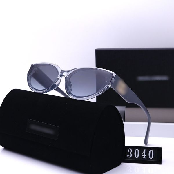 Лучшие роскошные солнцезащитные очки «кошачий глаз», дизайнерские женские линзы с поляроидными линзами, мужские очки для пожилых людей, очки для очков в оправе, винтажные металлические солнцезащитные очки с коробкой Qi Ling 3040