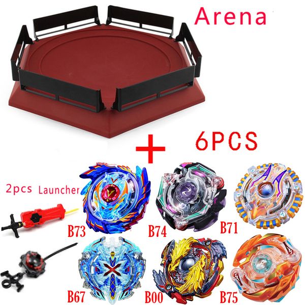 Волчок-волчок ers Beyblade Burst Set Toys со стартером и ареной Bayblade Metal God Лезвия Blayblade Bey Blade 230922