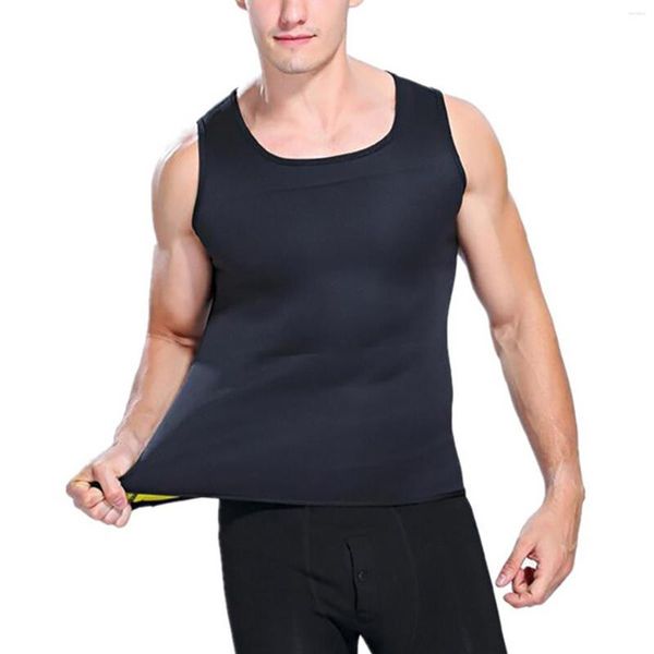 Undershirts colete de emagrecimento roupa interior masculina modelador de corpo cintura espartilho homens barriga barriga shapewear