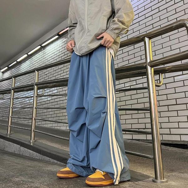 Erkekler Pantolon Erkek Kadın Erkek Arkadaş Sokak Giyim Moda Gevşek Hip Hop Vintage Sport Joggers Swearpant Unisex Pantolon