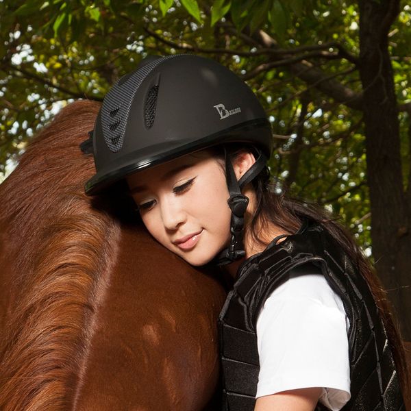 Skates Capacetes Respirável Capacete Equestre Profissional Equitação Para Homens Mulheres Crianças Equipamentos EPS Ajustável 4962cm 230922