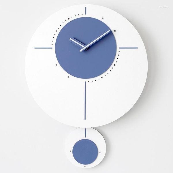 Wanduhren Nordic Swing Clock 12 Zoll Home Fashion Persönlichkeit Kreative Hängende Dekoration Einfache Kunst