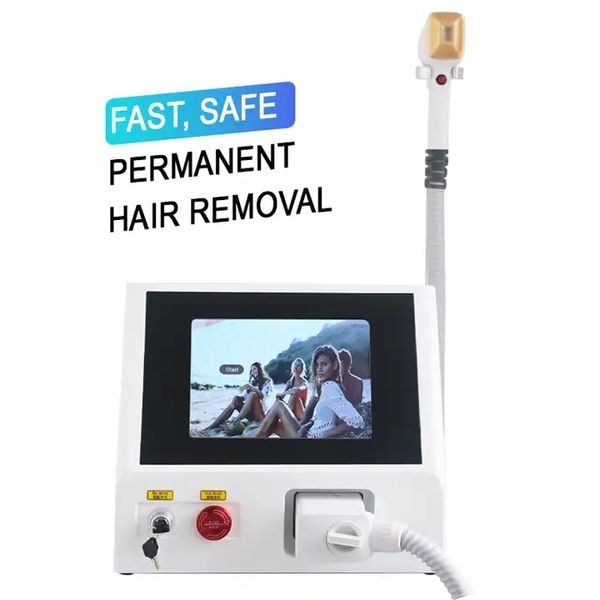 Venda quente de corpo inteiro 755nm 808nm 1064nm máquina permanente da remoção do cabelo 808nm diodo laser gelo cabelo remover o cabelo