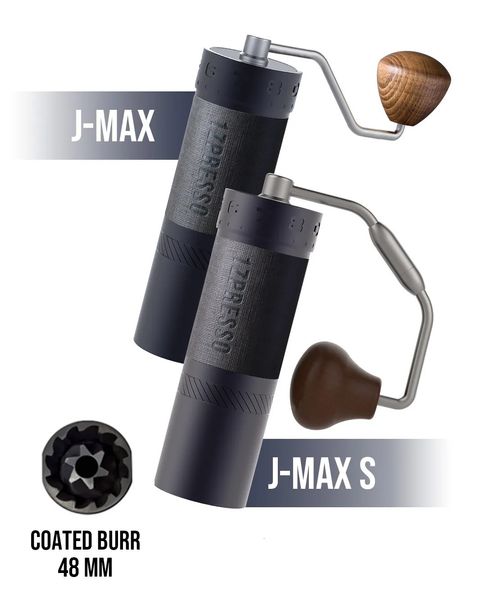 Manuel Kahve öğütücüleri 1Zpresso Jmax S Grinder 48mm Kaplı Hedef Elemi Değirmeni Eşsiz Harici Ayarla Espresso için Tasarlanmış 230923