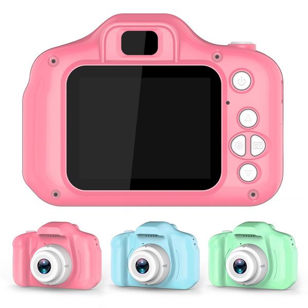 Spielzeugkameras Kinder Kinderkamera Lernspielzeug für Baby Geschenk Mini Digital 1080P Projektionsvideo mit 2-Zoll-Bildschirm 230922