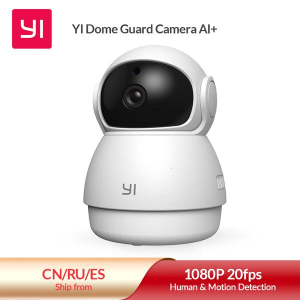 IP-Kameras YI Dome Guard Kamera 1080p Wifi Mensch Haustier AI Webcam IP Sicherheit Home Indoor Cam Pan Tilt 360 Videorecorder Cam 230922