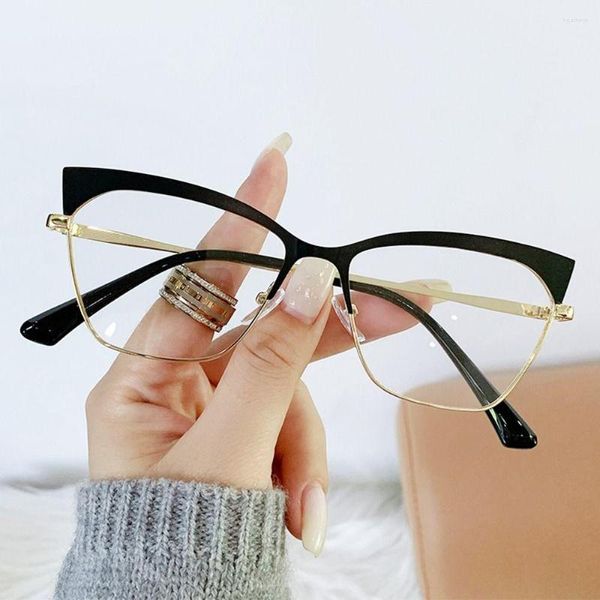 Sonnenbrille Anti Blaues Licht Gläser Frauen Designer Brillen Optische Spektakel Computer Augenschutz Brille Mode Brillen