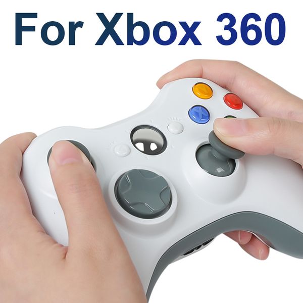 Controladores de jogo Joysticks PC Gamepad para Xbox 360 2.4G Controlador de jogo sem fio Gaming Remote Joystick 3D Rocker Game Handle Tools Parts 230923