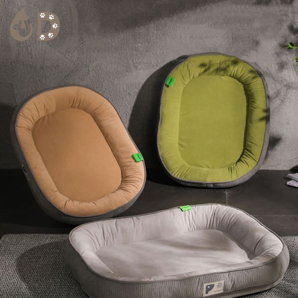 Casas de cachorro canis acessórios pet cama confortável esteira para cães ultra macio inverno quente canil lavável sofá almofada 230923