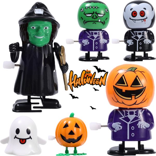 Fournitures d'Halloween Jouets de citrouille d'Halloween Enfants Adultes Funny Jumping Windup Prank Jouer des jouets fantômes Jeux créatifs intéressants Fournitures de fête 230922