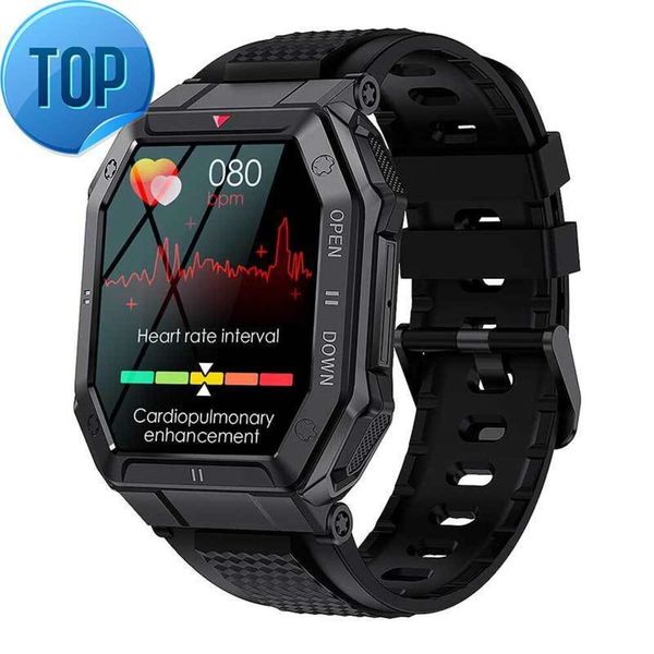 2023 nova moda k55 relógio inteligente para homem android com freqüência cardíaca esporte relógios inteligentes pulseiras ip68 à prova dip68 água rastreador de fitness