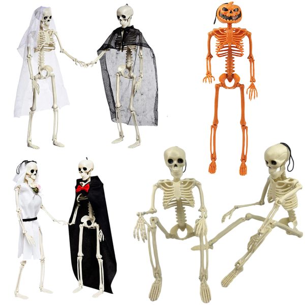 Altri articoli per feste per eventi Halloween Scheletro mobile appeso Finto teschio umano Ossa Home Outdoor Horror Decor Puntelli Ornamento Giocattolo 230923