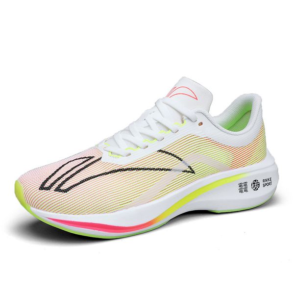 Sapatos de basquete Jueying Pegasus Feminino Casal Almofada Lazer Amortecedor Ultra Light Racing Mens Mocassins Antiderrapante Tênis de Corrida Masculino Sapato Esportivo B013