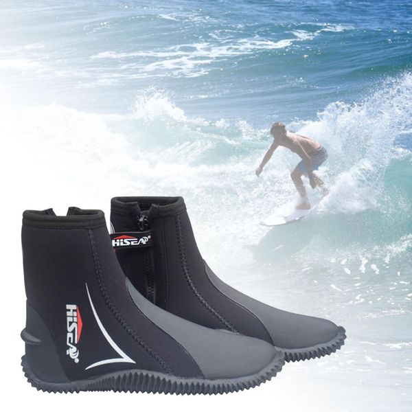 Sapatos de água 5mm neoprene botas de mergulho para homens mulheres natação surf manter quente sapatos de mergulho esportes aquáticos mergulho sapatos de água 230922