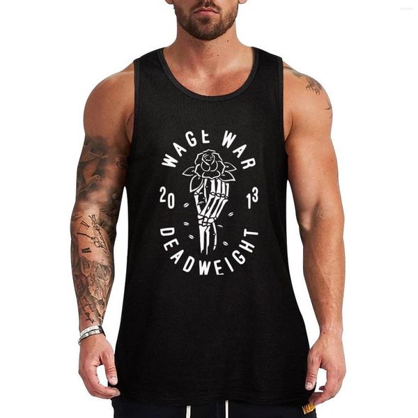 Regatas masculinas Salário Guerra Deadweight 2013 Top Camisas de Ginástica Camisetas Esportivas Para Homens Musculação Camiseta Roupas Masculinas