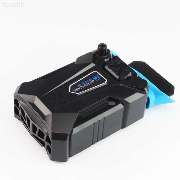 Base di raffreddamento per laptop Ventola di raffreddamento portatile per notebook Ventola di raffreddamento per estrazione aria esterna USB per laptop Velocità regolabile per 15 15,6 17 pollici L230923