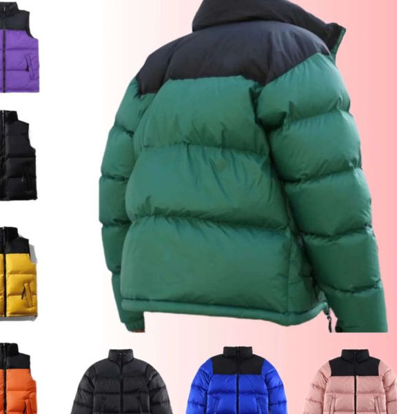 Mens designer jaquetas jaqueta puffer jaqueta com capuz parkas carta impressão casal roupas outerwear windbreaker marrom casual grosso rosa azul soprador inverno11