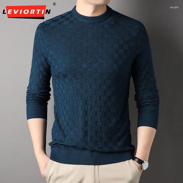 Maglioni da uomo Pullover Maglione lavorato a maglia Autunno e inverno Moda giovanile Edizione coreana Girocollo Vestibilità casual