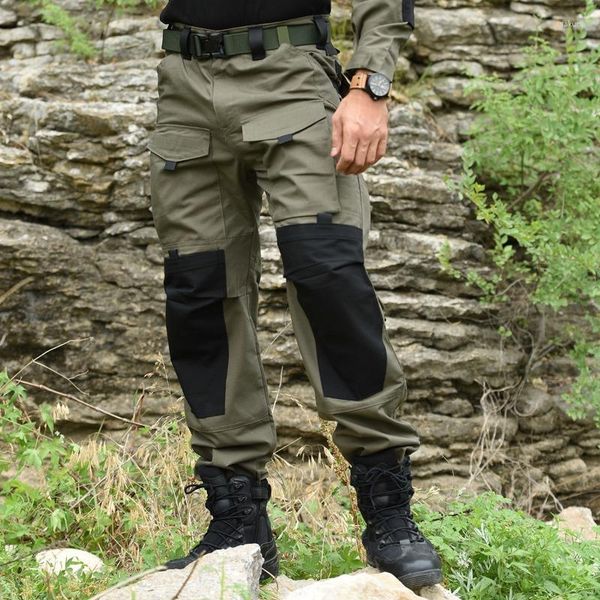 Мужские брюки в стиле милитари, повседневные тактические армейские брюки-карго с карманами, уличная тактическая мужская рабочая одежда для пейнтбола