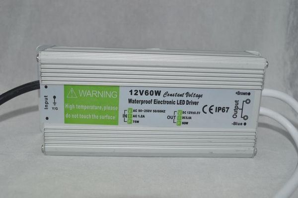 Driver LED impermeabile IP67 12V 30w 45w 60W 100W 120W 250W Trasformatore per uso esterno Alimentatore da 110 V-240 V a 12 V per luce subacquea21 LL