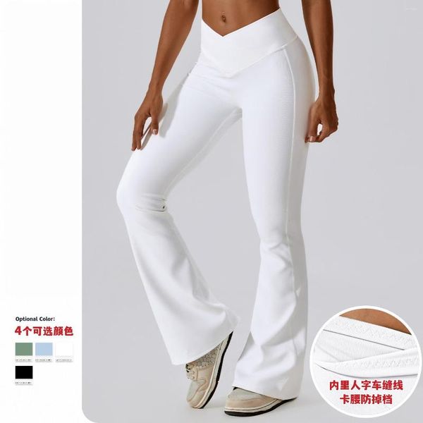 Pantaloni attivi da donna Yoga Gym Flare Leggings Push Up Vita alta Calzamaglia sportiva Fitness Hip Lift Pantaloni Abbigliamento sportivo Tuta 2023 Suit
