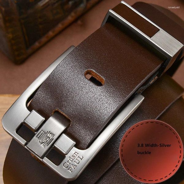 Belts Fashion Men'S Pin Buckle Belt Korean Version Of Trend Leisure Youth Business Office Travel Design Men Leather A3375