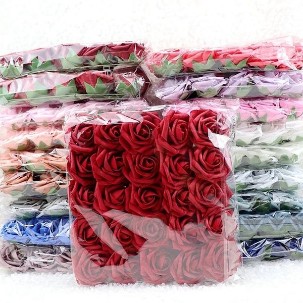 Weihnachtsdekorationen, 8 cm große künstliche Rose, für Hochzeit, Party, Zuhause, Büro, Dekoration, gefälschter 16 cm Stiel, Mittwoch, Valentinstag 230923