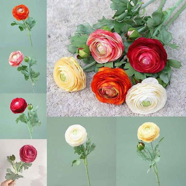 Dekoratif Çiçekler El Yapımı Yapay Şakayık Buket Çiçek Düzenlemesi Çiçek Sanat Partisi