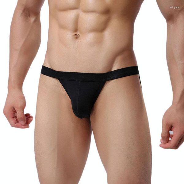 Mutande da uomo slip intimo modale sexy vita bassa U sacchetto convesso slip elasticizzato traspirante taglie forti 3XL