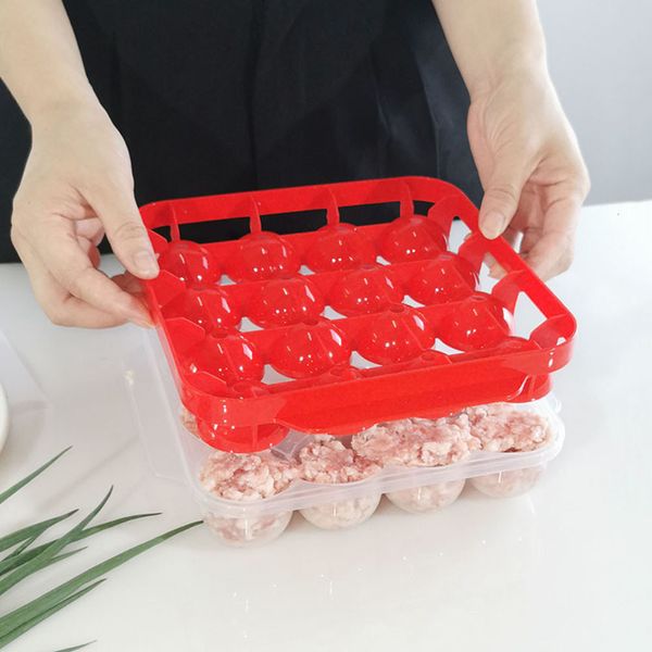 Utensili per carne e pollame Cucina Stampo per polpette in plastica Produzione di pesce Melone Palla Auto-riempimento Macchina per cucinare alimenti Resistenza alle alte temperature 230922