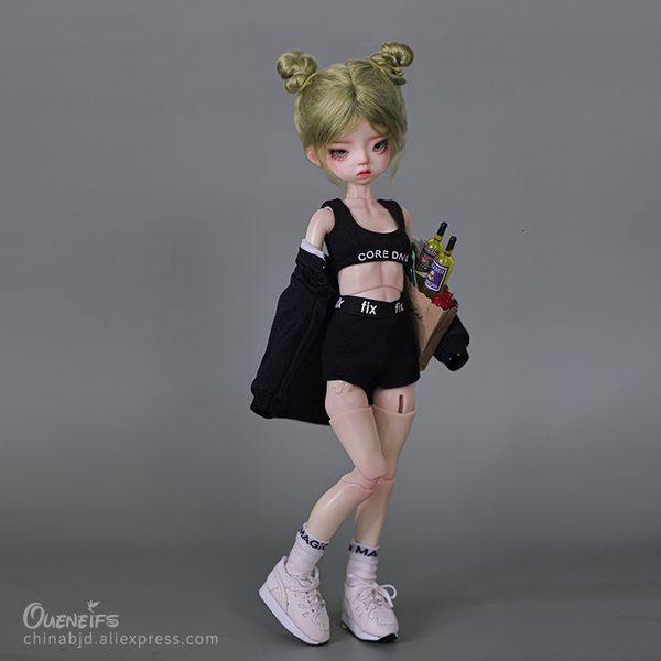 Puppen Design BJD Puppe 16 Bernstein geschnitzter Körper Stil Mode Sport Harz Spielzeug Gelenk Make-up 230923