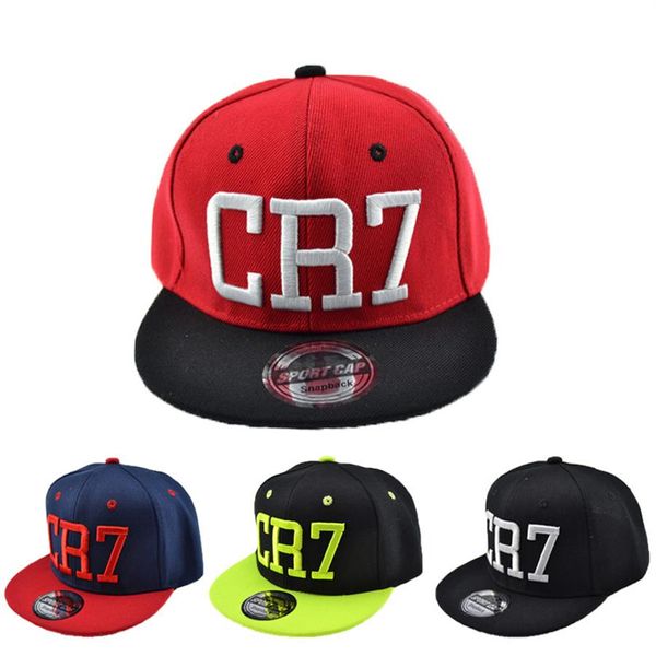Новая детская бейсбольная кепка с вышивкой «Звезда футбола Роналду», шляпа с костями для мальчиков и девочек, спортивные кепки Snapback в стиле хип-хоп Gorras294h