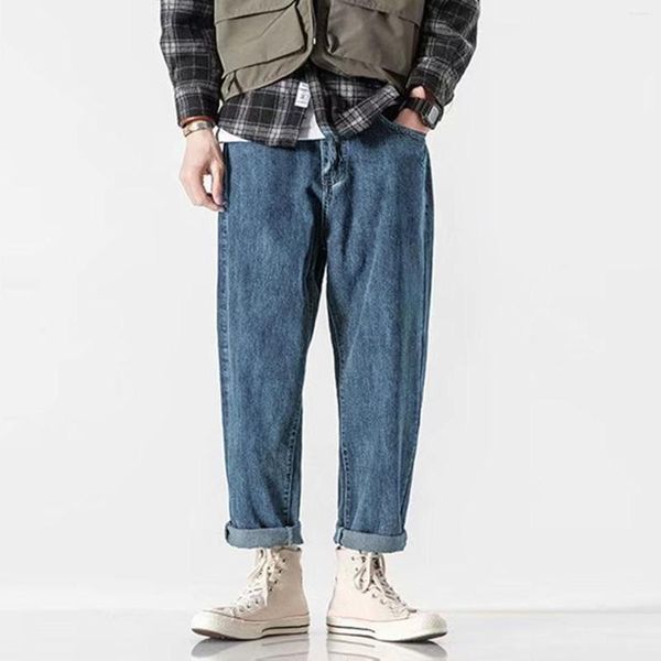 Männer Jeans Mode Große Größe Lose Retro Cargo Hosen Casual Hosen Regelmäßige Hosen Für Mann High Street Vintage Männlich