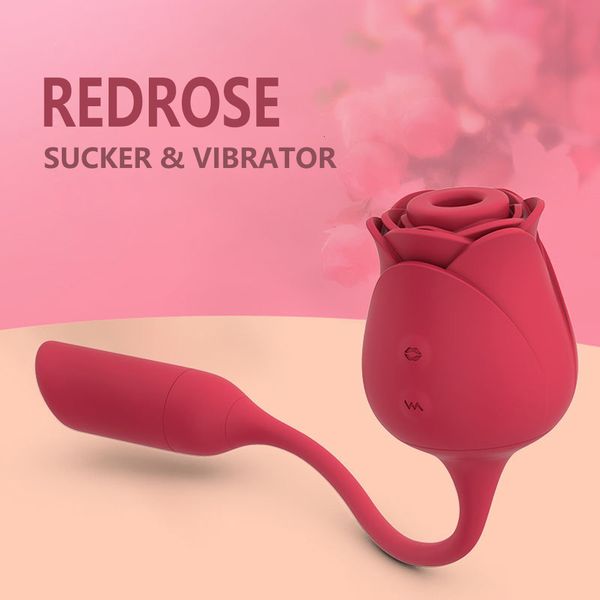 Vibratörler Taşınabilir Gül Klitli Enayi Şekli Vajina Vibratör Manyetik Şarj Edilebilir Klitoral Silikon Kadınlar Seks Oyuncakları 230923