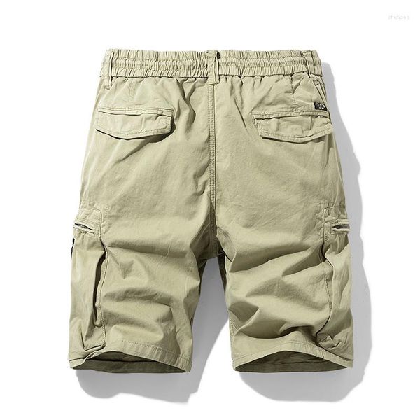 Мужские шорты 2024, весенняя мужская хлопковая одежда-карго, летние повседневные бриджи-бермуды, модные пляжные брюки Los Cortos Short