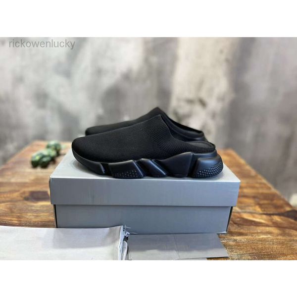 Balencaig Pantofole estive Scarpe casual da uomo in maglia Mocassini da ginnastica veloci da jogging Scarpe da ginnastica leggere con lacci 38-45 migliore qualità