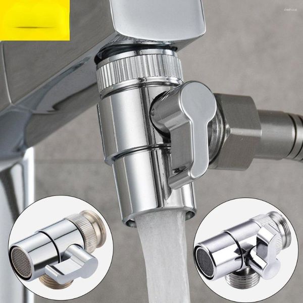 Küchenarmaturen Wasserhahn-Adapter, Waschbecken-Splitter, Umstellventil, Wasserhahn-Anschluss für Toilette, Bidet, Dusche