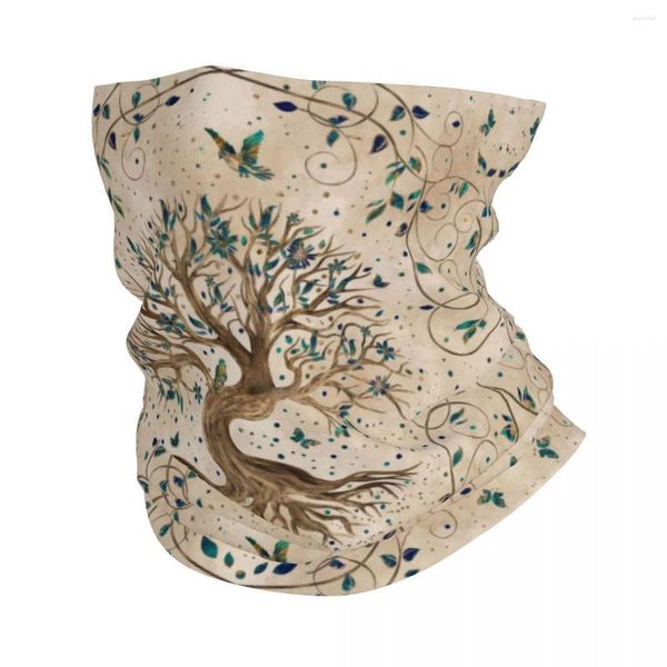 Sciarpe Albero della vita Yggdrasil Bandana Ghetta per il collo Stampato Vichingo Sacro runico Passamontagna Maschera Sciarpa Ciclismo Pesca Unisex Adulto