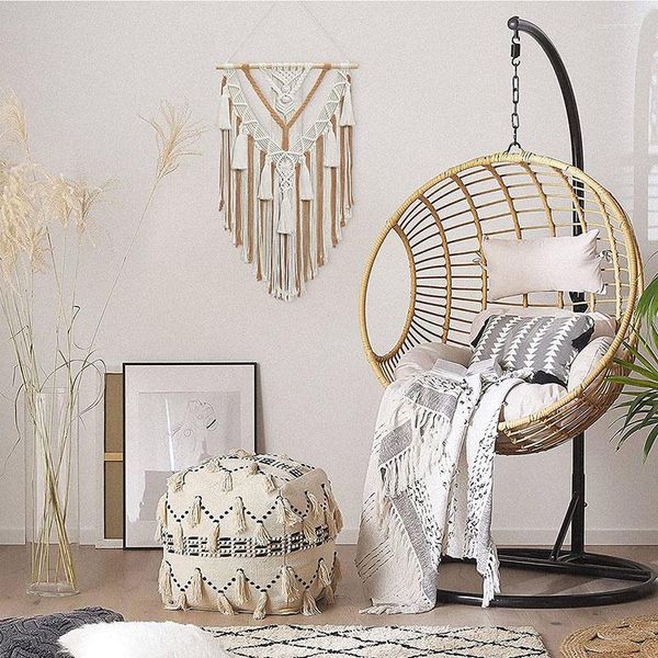 Wandteppiche Handgewebte Fransen Wandbehang Boho Home Chic Bohemian Geometrische Kunst Dekor Schöne Wohnung Wohnheim Zimmer Dekoration Wandteppich