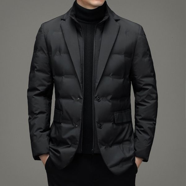 Parka da uomo in piumino Arrivi Giacca da completo business casual Grado superiore di lusso 90% Cappotto trapuntato ultraleggero in anatra bianca 230923