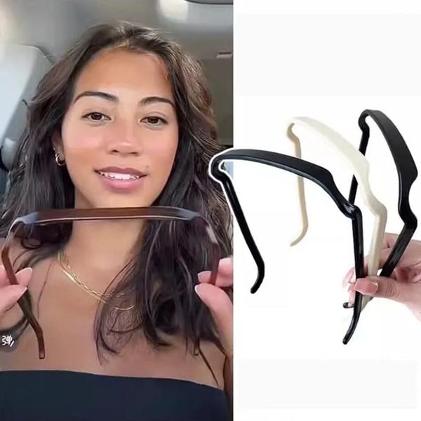 Fascia per occhiali alla moda per donna Fascia per occhiali da sole Cerchio per capelli zazzy Ragazze Fasce per capelli quadrate Diadema gafas Accessori per ricci