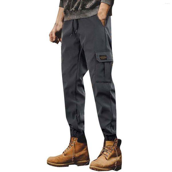 Pantaloni da uomo Pantaloni sportivi stile G Convertibili Cargo Workwear Primavera Autunno Pantaloni con risvolto alla moda Casual e larghi