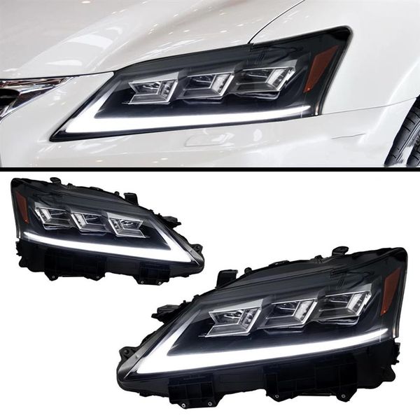 Lampadine a luce diurna per Lexus GS GS250 GS350 12-15 Fari anteriori Matrix Style LED abbaglianti Headlights329t