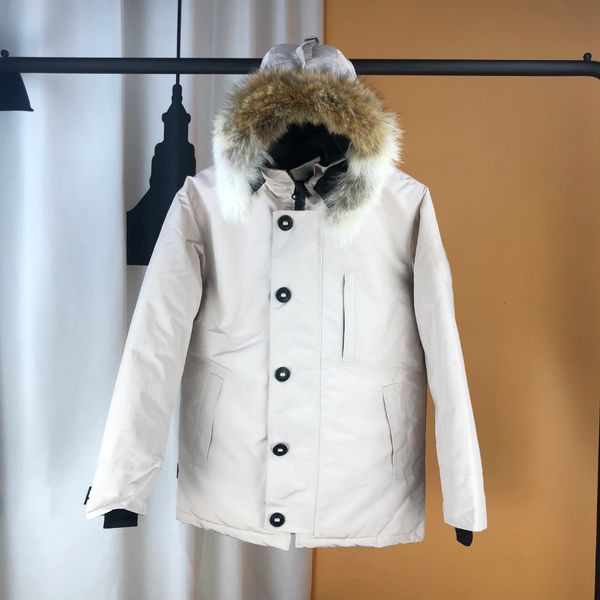 Mens Down Parkas Canadian Style e Womens Big Purr Collar White Goose Giacca 230923