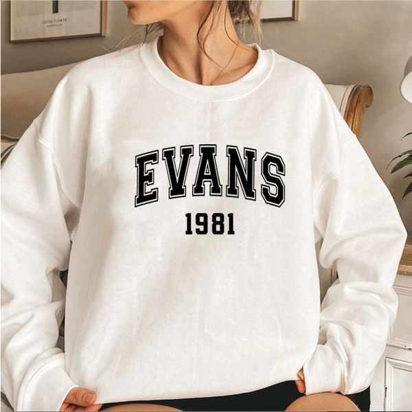 Kadın Hoodies Sweatshirts Chris Evans 1981 Unisex Sweatshirt Süper Kahraman Kadınlar Uzun Kollu Külot Grafik Hayranları Hediye 230923