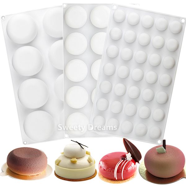 Altri accessori per feste per eventi Stampo per torta in silicone 3D piatto e rotondo per mousse al cioccolato, gelatina, budino, pasticceria, gelato, dessert, pane, utensili per pentole 230923