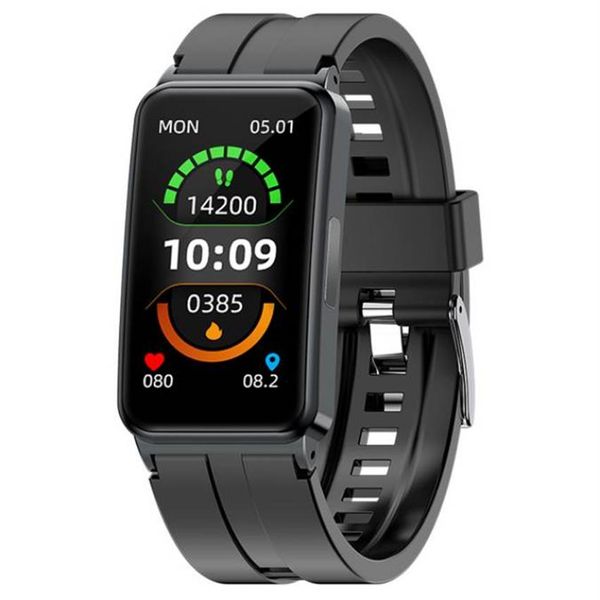 Orologio intelligente per glicemia nel sangue, temperatura corporea, monitoraggio HRV, ECG, braccialetto intelligente per il fitness, IP67, modalità multi-sport impermeabili198u