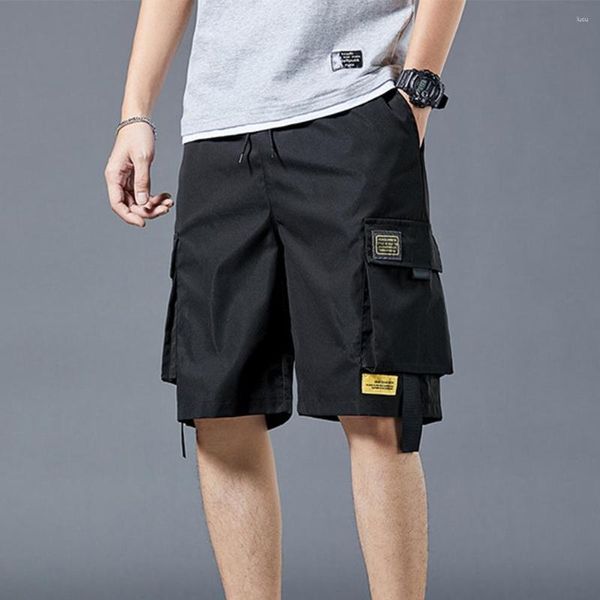 Herren-Shorts, lässige Chino-Cargohose mit mehreren Taschen, Sommer-Strandhose, Sport, Fitnessstudio, Training, Unterbekleidung, Surf-Boxershorts